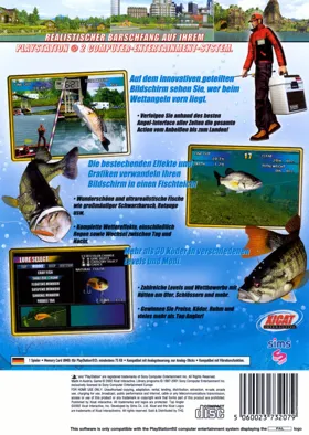 Top Angler - Real Bass Fishing box cover back